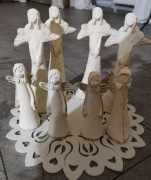 Aniołki ceramiczne figurki
