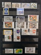 Niemieckie stemplowane znaczki z rocznika 1993