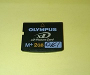 Karta pamięci xD-Picture Card M+ Olympus 2GB sprawna Toruń Ciechocinek 