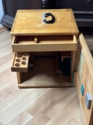 Skrzynka mikroskopowa z kluczykiem