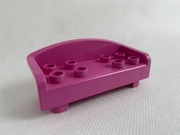 LEGO DUPLO Krzesło Fotel różowy 