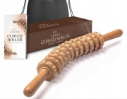 EZERO Curved Roller – Drewniany wałek do masażu ciała (Wood Therapy)