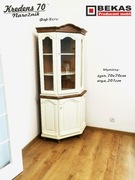 Kredens 70` Narożny Ludwik Prowansalski Dąb - Ecru  Producent BEKAS 