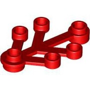 LEGO liść czerwony red 2423 6172658 25szt. 