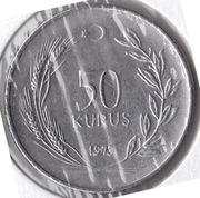TURCJA 50 kurus 1973, KM# 899, AU