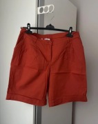 Pomarańczowe spodnie bermudy krótkie spodenki XXL