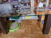 Ława ze szklanym blatem HEFO