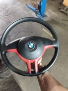 Kierownica BMW E46 LIFT Widełki trójramienna imola rot