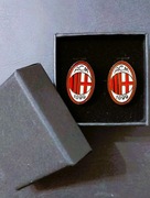 Spinki do koszuli mankietów AC Milan nowe Prezent Szybka wysyłka