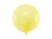 Balon okrągły 60 cm, Pastel Light Yellow