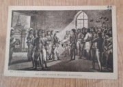 Car Paweł daruje wolność Kościuszce. Pocztówka historyczna.