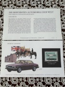 REZERWACJA Unikat znaczek w etui z 1982 roku Jaguar XJ6