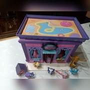 Zestaw littlest pet shop sklepik+ figurki