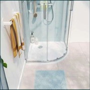 Brodzik do kabiny prysznicowej 1/4 koła 90x90 cm biały Easy Sensea