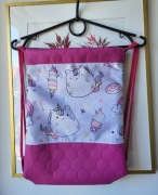 FenkoweŚcieżki mały plecak worek z jednorożcami Pusheen unicorn