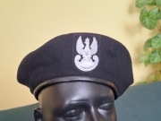 Beret wojskowy WP czarny wzór 418 rozm.55