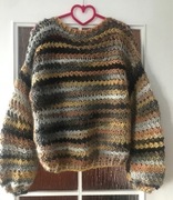sweter handmade cieniowany 