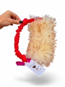 Ring owczy dla psa z futra owczego