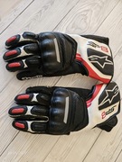 Rękawice motocyklowe Alpinestars SP-8 v2 – Rozmiar L, Skóra, Super Stan!