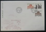 Szwecja FDC Mi: 1428-1430 Europa (C.E.P.T.) 1987 - Architektura nowoczesna