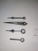 4 PRZEDWOJENNE WSKAZÓWKI DO ZEGARA ZESTAW NR 2