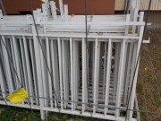 barierki aluminiowe z demontażu z tarasu. 