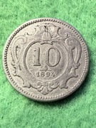 10 halerzy z 1894 roku Austrii-Węgry