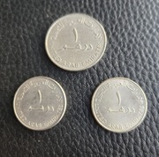 ZJEDNOCZONE EMIRATY ARABSKIE - ZESTAW  MONET OBIEGOWYCH 