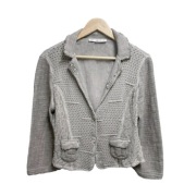 Nowy, włoski blezer Elisa Cavaletti, szary, L (40)