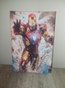 Obrazek do powieszenia Iron Man stan idealny Wymiary: 18,5 x 27 cm