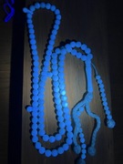 naszyjnik korale z kości, otwor na glowe 69cm, ladny stan 