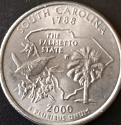 USA 25 Centów 2000 - Karolina Południowa, Quarter