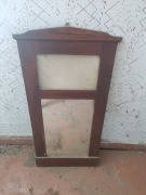 Stare drewniane antyczne lustro