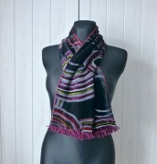 Vintage Love Francuski Aksamitny szalik typu devoré