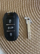 Kluczyk Peugeot (pilot + grot) – oryginał – 3 przyciski