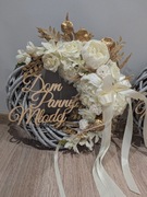 Wianek Boho Na Drzwi Ślub Dom Pani Młodej Dom Pana Młodego Wesele Dekoracja