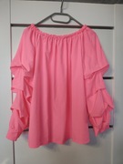 Bluzka damska neon różowa 