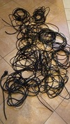 Przewód kabel zasilający z wtyczką i bez wtyczki 11 sztuk 