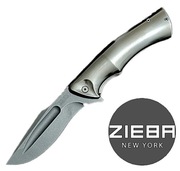 Nóż M. ZIEBA S5 SOUTHERN STAR - Natural Polished Titanium steel M390