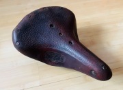 Siodełko Skórzane BROOKS B66 ENGLAND Wygodne Na sprężynach Vintage Retro