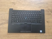 Dell Latitude 7480 P73G Palmrest Klawiatura podświetlana Touchpad Obudowa 
