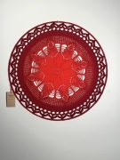 Mandala na ścianę na szydełku o średnicy 60cm.