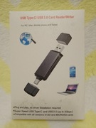 Czytnik kart pamięci adapter USB 3.0 / USB-C microsd sd 2w1 uniwersalny