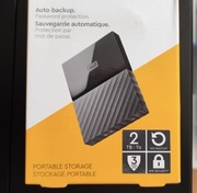 Dysk twardy WD My passport 2TB, USB 3.0, nowy
