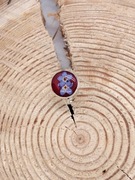 Pierścionek z suszonym kwiatkiem 