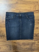 Spódnica jeansowa do kolan spódniczka stretch jeans Gina Benotti XL 42