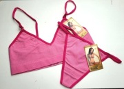 Zestaw bielizny damskiej top plus stringi roz.L/XL