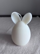 Świeca Sojowa "Jajko z Uszami" – Uroczy Akcent Boho