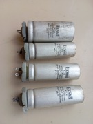 Kondensatory z telewizora lampowego Ametyst . PRL