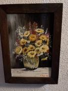 oryginalny obraz olejny aut. Pawla Ptaka drew rama